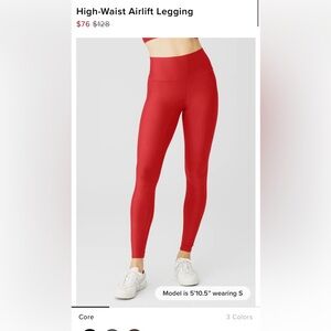 ALO Yoga High-Waist Airlift Leggings Size L